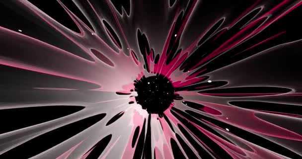 Abstract Scene Colorful Explosion Universe — Stock Video