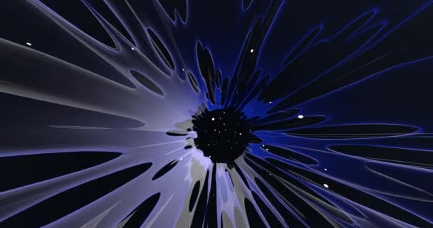 Abstraktní Scéna Barevného Výbuchu Vesmíru — Stock video