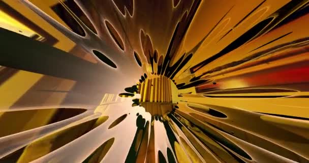 宇宙中五颜六色的爆炸的抽象场景 — 图库视频影像