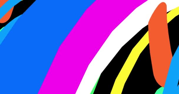 Ein Abstrakter Hintergrund Aus Linien Mit Unterschiedlichen Farben — Stockvideo