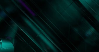 Farklı desenler oluşturan figürlertarafından yapılan fütüristik bir kavramsal sahne.