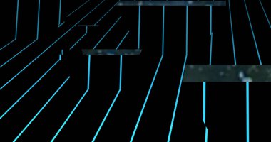 Küre ve çizgilerden oluşan fütürist soyut arkaplan şablonları oluşturur.