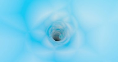 Üzerinde bir delik olan açık mavi soyut arkaplan. 