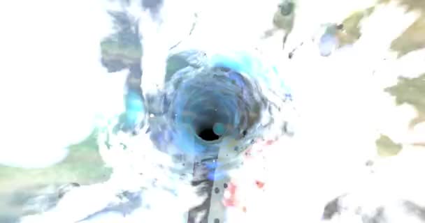 Fond abstrait réalisé par couleur pastel et vortex.