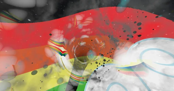 Многоцветный Абстрактный Фон Линиями — стоковое фото