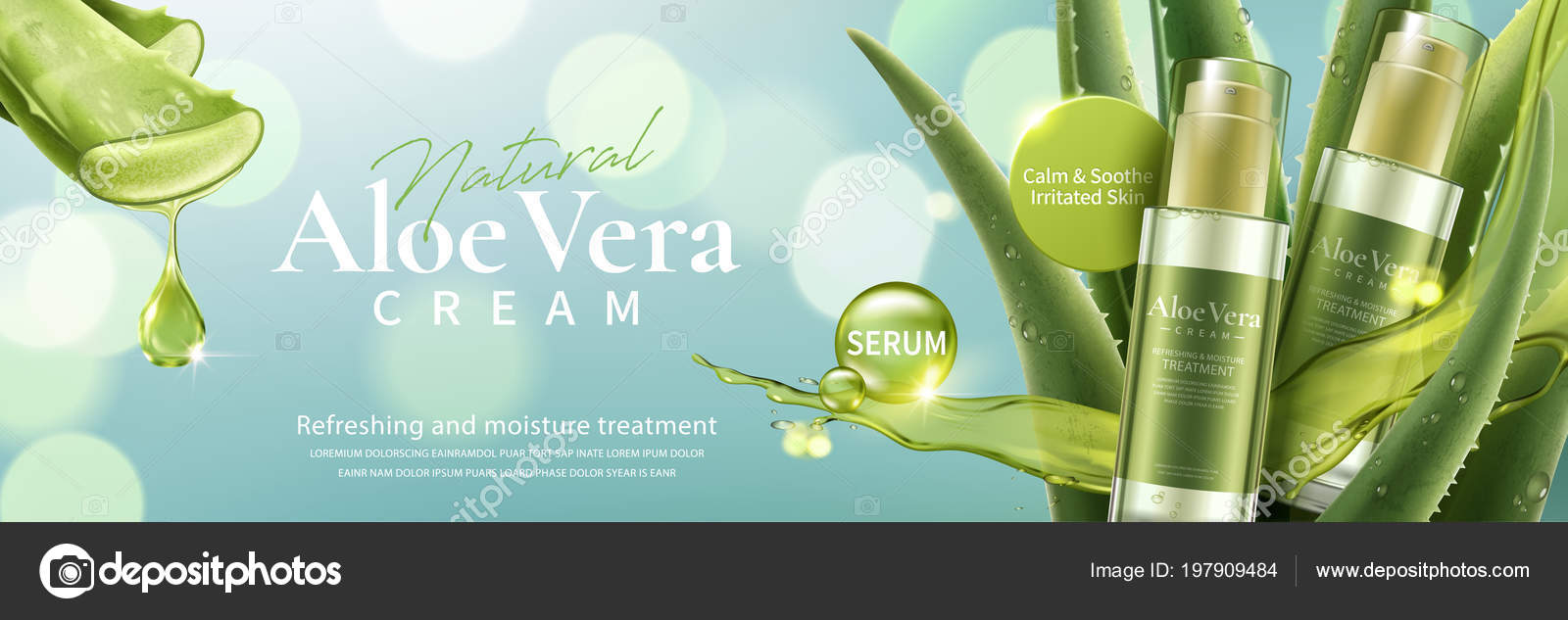 Spray de aloe vera para la cara Spray de aloe vera para la cara