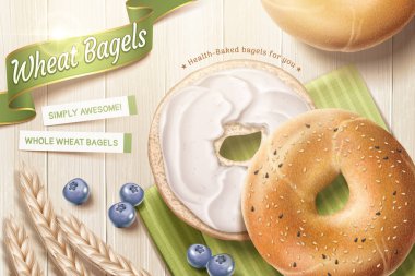 Leziz buğday simit reklamlar