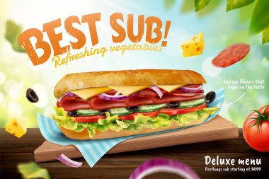 Lezzetli denizaltı reklamları