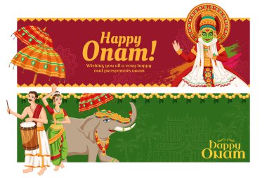 Mutlu Onam festival afişi