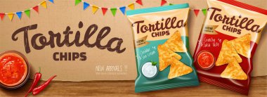 Reklamlar tortilla cips