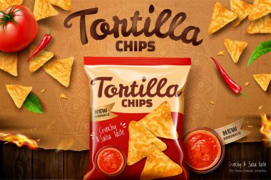 Reklamlar tortilla cips