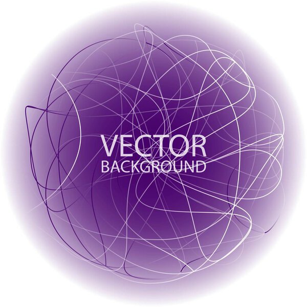 Творческий абстрактный геометрический фон с глянцевыми кругами. Вектор
