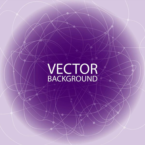 Творческий абстрактный геометрический фон с глянцевыми кругами. Вектор

