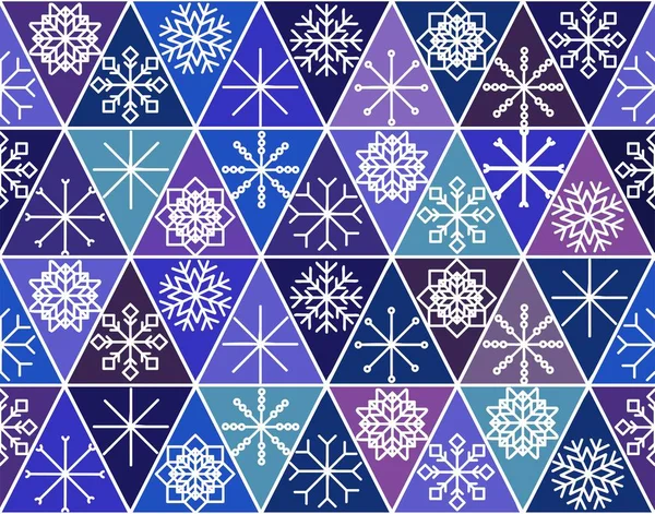 Χρωματιστά Νιφάδες Χιονιού Πέφτουν Χειμώνα Σύγχρονη Διάνυσμα Φόντο Νιφάδα Χιονιού — Διανυσματικό Αρχείο