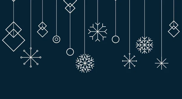 Frohes Neues Jahr Frohe Weihnachten Vektor Text Und Sterne Für — Stockvektor