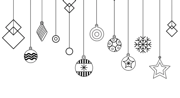Ευτυχισμένο Νέο Έτος Χριστούγεννα Διανυσματικών Κείμενο Και Αστέρια Για Σχεδιασμό — Διανυσματικό Αρχείο