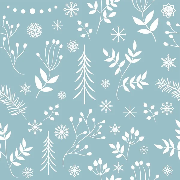 Set Van Eenvoudige Kerstmis Patronen Illustratie Van Kleur Van Kerstbomen — Stockvector