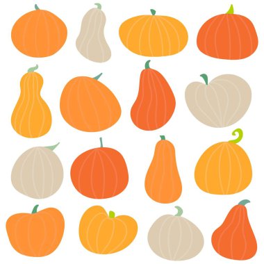 Soyut renkli Halloween, Pumpkins ile illüstrasyon arka plan. Cadılar Bayramı için sonbahar illüstrasyon