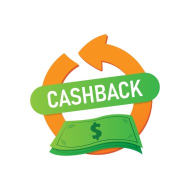 Nakit para ikonu. Satın alma sembolü Vektör EPS 10 için paranın bir kısmının iadesi