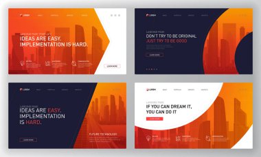 Açılış sayfaları şablonları iş için ayarla