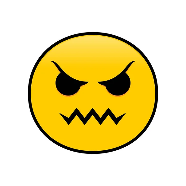 Angryticon Öfkeli Bir Duygu Vektör Simge Grafik Logo Tasarımı — Stok Vektör