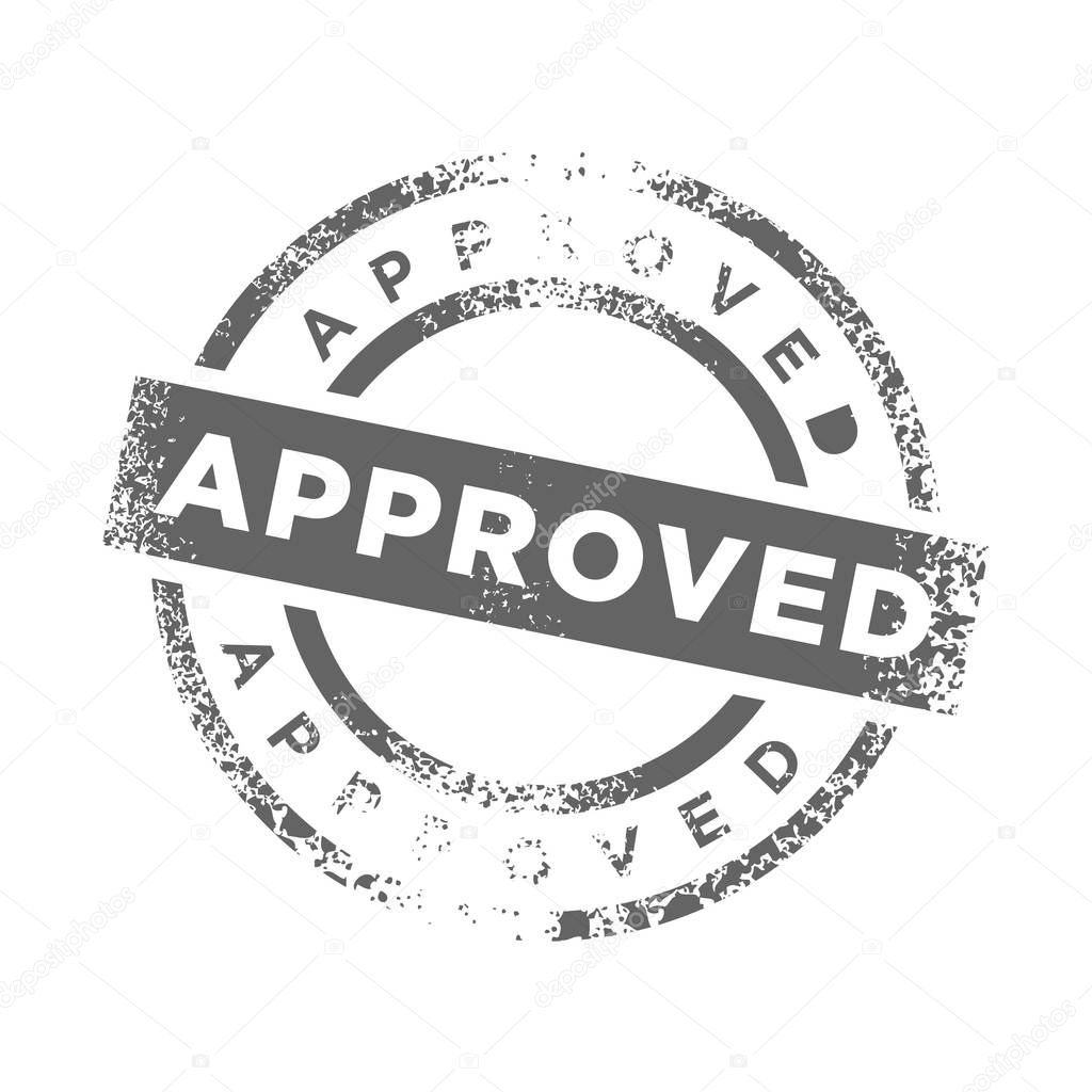 Approved Stamp Sign Vector Symbol Graphic Logo Design