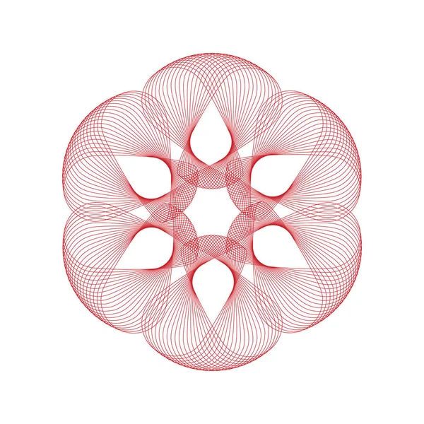Абстрактный геометрический цветок — стоковый вектор