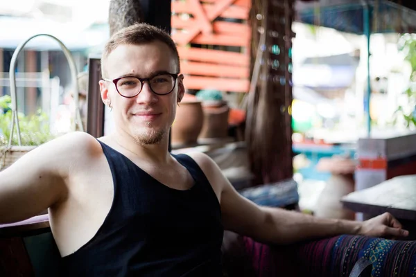 Yerel Restoran Bangkok, Güney Doğu Asya tatil turist.