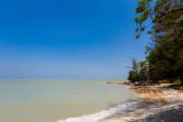 Landschaft Strand Von Batu Ferringhi Auf Der Malaysischen Insel Penang — Stockfoto