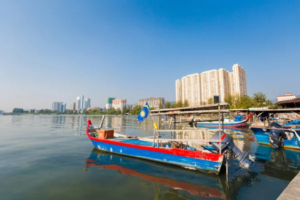 Paisagem Cais Pomba Ilha Penang Malásia Bela Paisagem Marinha Porto — Fotografia de Stock