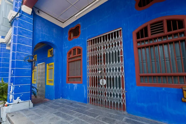 Colonial architecture of Georgetown on Penang island in Malaysia. Beautiful cityscape of south east Asia.