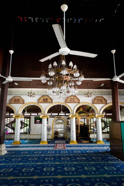 Mescidi Kampung Kling Camisi Malacca Malezya şehirde güzel mimarisi. Sakral binada güzel Güney Doğu Asya.