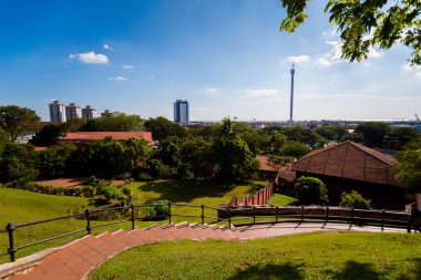 Malacca Malezya şehirde güzel sömürge mimarisi. Güney Doğu Asya güzel sanat.