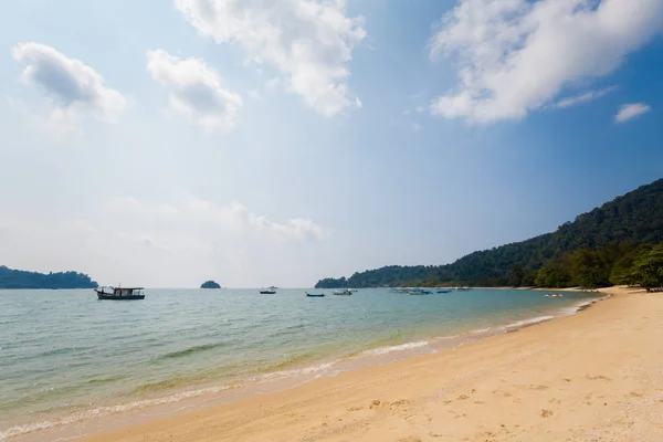 Pasir Bogak Beach Pangkor Island Malaysia Beautiful Seascape Harbor Taken — Stock Photo, Image