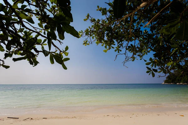 Plage Secrète Sur Île Pangkor Malaisie Beau Paysage Marin Port — Photo