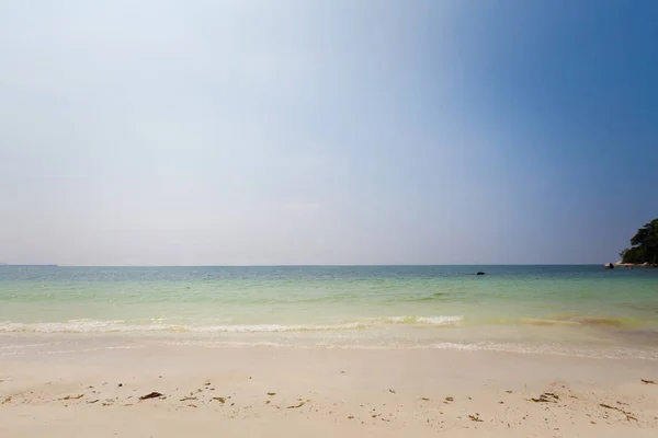 Geheimstrand Auf Der Insel Pangkor Malaysia Wunderschöne Meereslandschaft Und Hafen — Stockfoto