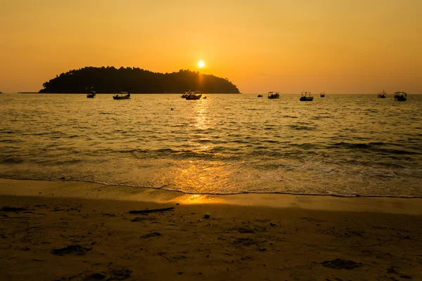 Spiaggia Corallo Teluk Nipah Sull Isola Pangkor Malesia Bellissimo Paesaggio — Foto Stock