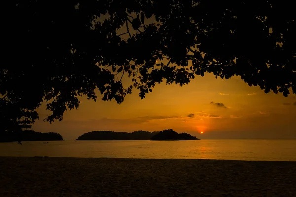 Spiaggia Corallo Teluk Nipah Sull Isola Pangkor Malesia Bellissimo Paesaggio — Foto Stock
