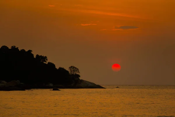 Spiaggia Corallo Teluk Nipah Sull Isola Pangkor Malesia Bellissimo Paesaggio — Foto Stock