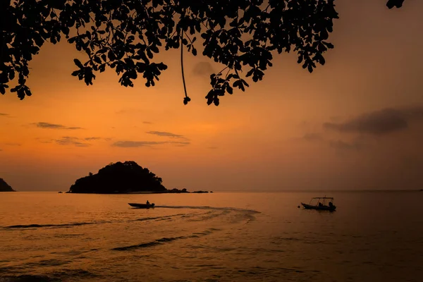 Spiaggia Corallo Teluk Nipah Sull Isola Pangkor Malesia Bellissimo Paesaggio — Foto Stock