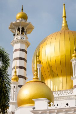 Malezya'da Kuala Kangsar şehirde Ubudiah Camii güzel mimarisi. Güney Doğu Asya sakral binalarda.