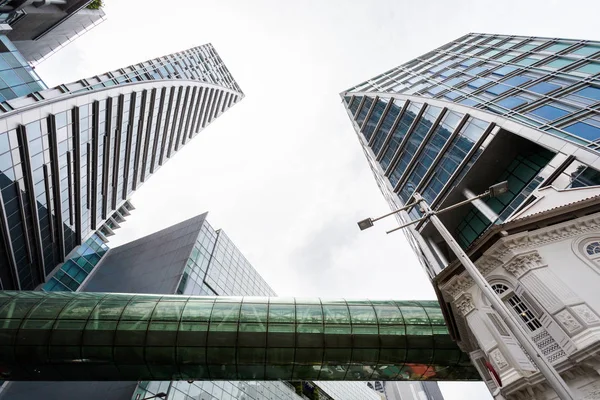 Singapore Orchard Yolu Üzerinde Güzel Modern Fütüristik Mimarisi Cityscape Güney — Stok fotoğraf