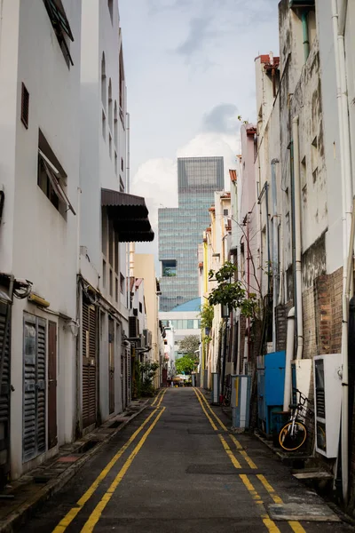 Hermosa Arquitectura Futurista Moderna Singapur Paisaje Urbano Sudeste Asiático —  Fotos de Stock