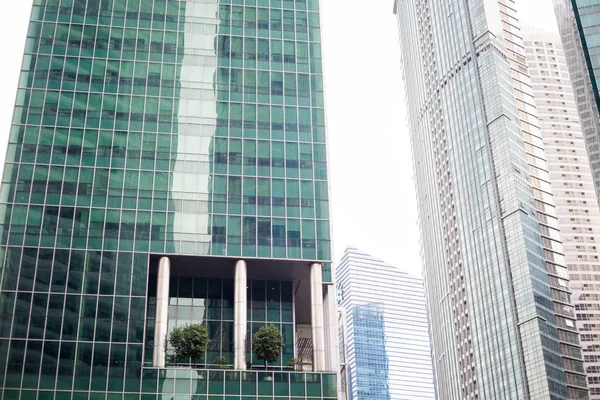 新加坡美丽的现代未来建筑 东南亚城市景观 — 图库照片