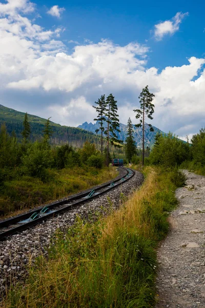 Piękny Velkej Studenej Dolina Słowackie Tatry Wysokie Piękne Lato Panorama — Zdjęcie stockowe