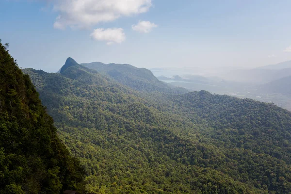 Paisaje Tomado Parte Superior Durante Paseo Taxi Isla Tropical Langkawi —  Fotos de Stock