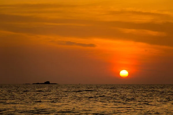 Пляж Pantai Cenang Тропическом Острове Лангкави Малайзии Красивая Природа Юго — стоковое фото