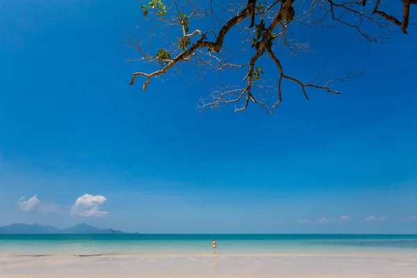 Pasir Pantai Tengkorak Cenang Langkawi — Stok fotoğraf