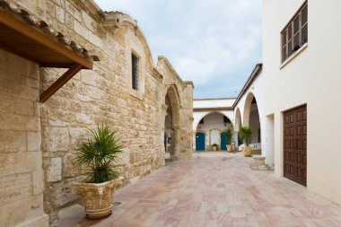 Güzel mimari, Kilisesi, Saint Lazarus Larnaka. Kıbrıs Adası'nda alınan cityscape.
