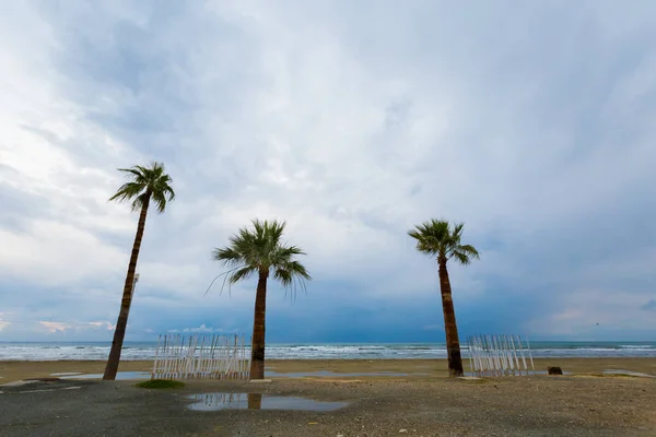 Vackra Seascape Larnaca Landskapet Tas Cypern — Stockfoto